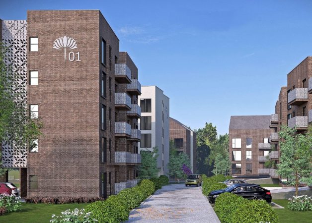 3 bedroom apartments with private balconies