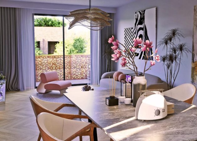 2 bedroom apartments with private balconies