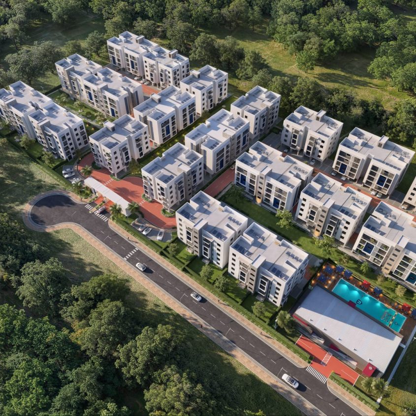 2 bedroom apartments with private balconies